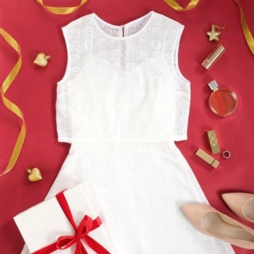 White Eyelet Sundress