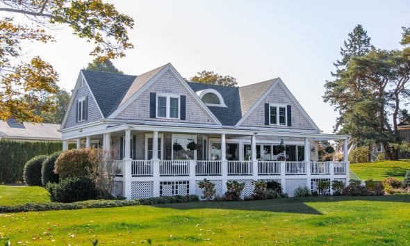 gray wooden house